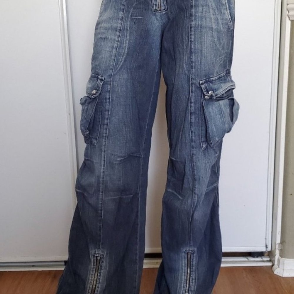 Miss Sixty Dublin Cargo Jeans SZ 27 Vintage 2003-2004